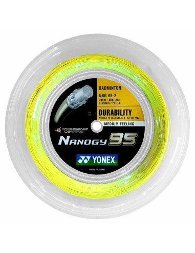 CORDAGE DE BADMINTON YONEX NANOGY 95 (BOBINE - 200M) 