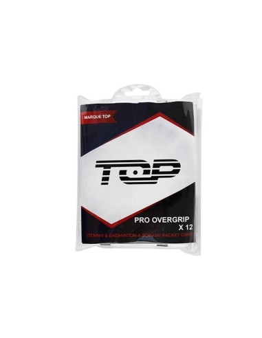 Top Overgrip Blanc /12 voor verbeterde grip en controle 