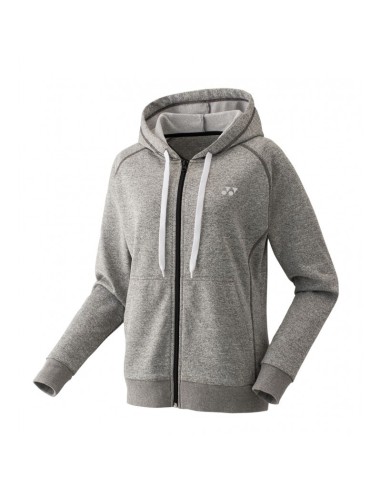 YONEX HOODED JACKET COTTON YW0016 WOMAN GRAY 