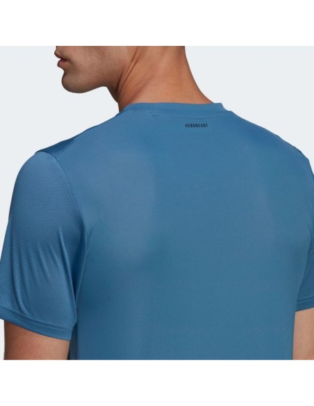 Tee-Shirt Adidas Club 3 Bandes Bleu 