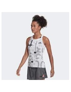 Débardeur Adidas Mujer Club Graph Blanco