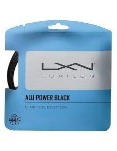 Cordaje de Tenis Luxilon Alu Power Black 125 (12.2 m)