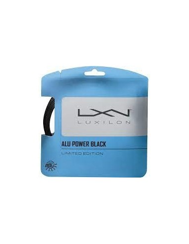 Set Cordage Tennis Luxilon Alu Power Black 125 (12.2 m) 