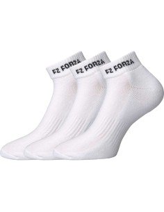 Forza Comfort Short White Socks (x3)