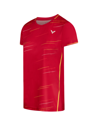 Camiseta Victor T-24101 D Mujer Roja 2022 