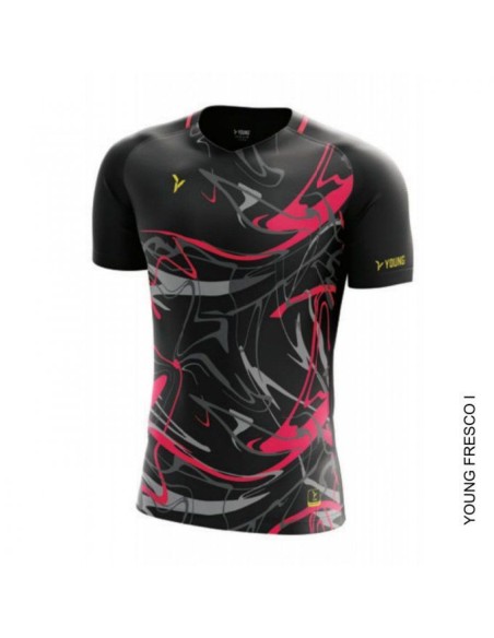 Young Fresco 1 Crew Neck T-shirt (Black) - Stylish Comfort 