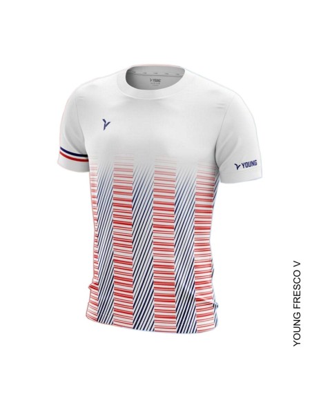 Young Fresco 5 Crew Neck T-shirt (White) - Perfect for Casual and Sporty Looks 