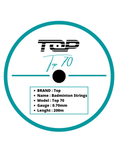 Top 70 Badminton String Reel 200m - Enhanced Durability and Control