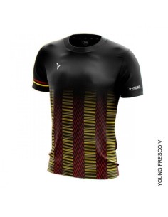 T-Shirt Young Fresco 5 Crew Neck (Schwarz) 