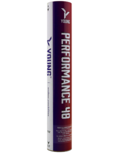 Federbälle Young Performance 48 für Badminton 