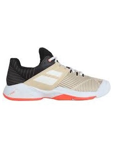 Babolat Women's Propulse Fury All Court Tennis Shoes Black/Beige 
