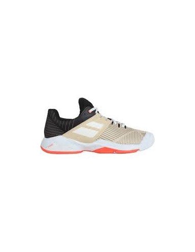 Chaussures Tennis Babolat Femme Propulse Fury All Court Noir/Beige 