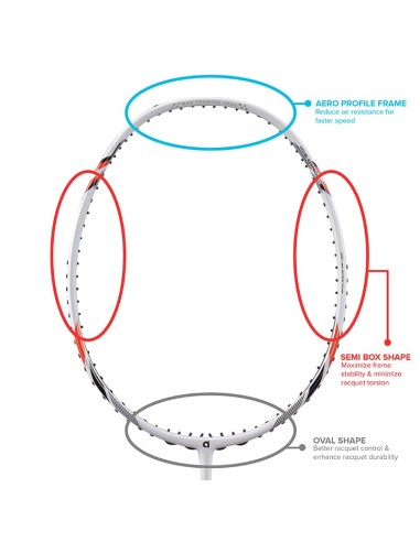 Apacs Assaillant Pro Badminton Racket (Unstrung) 3U 