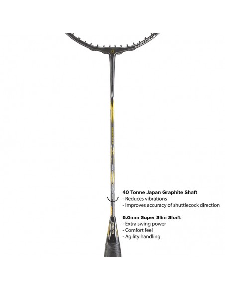 Badmintonracket Apacs Fantala 8.0 Control (niet bespannen) 5U 