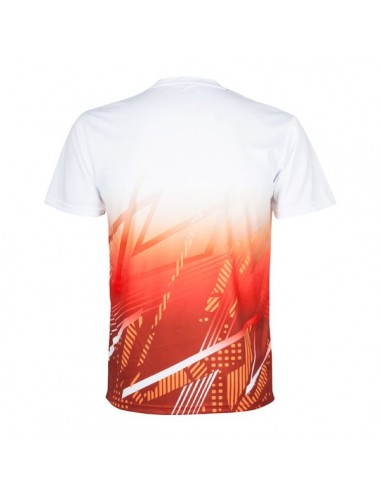 Camiseta Apacs RN10126-AT Unisex (Blanco/Rojo) 