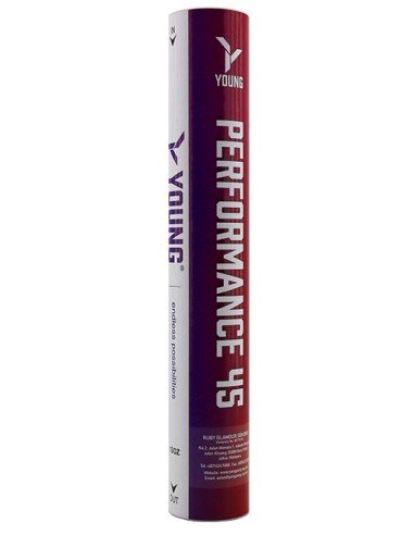 Young Performance 45 Feather Badminton Shuttlecocks 