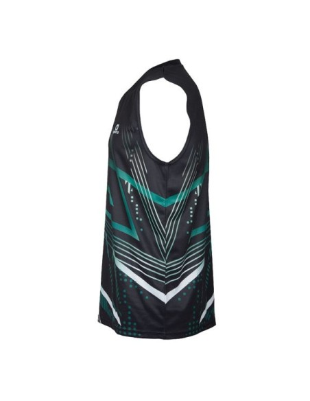 Apacs SL 22209-AT Sleeveless T-shirt Unisex (Black/Green) 