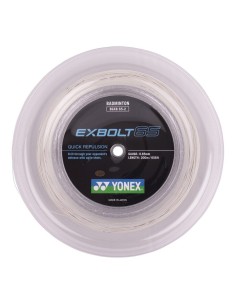 Saiten Badmintonrolle 200m - Yonex Exbolt 65 (Weiß) 