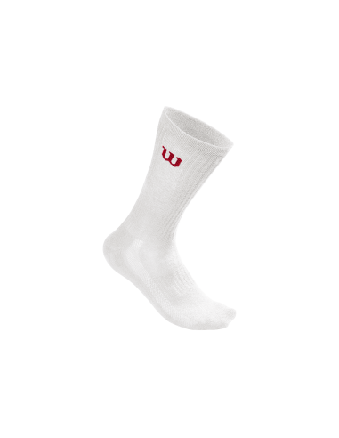 Wilson Men's Crew Socks Pack x 3 (White) 