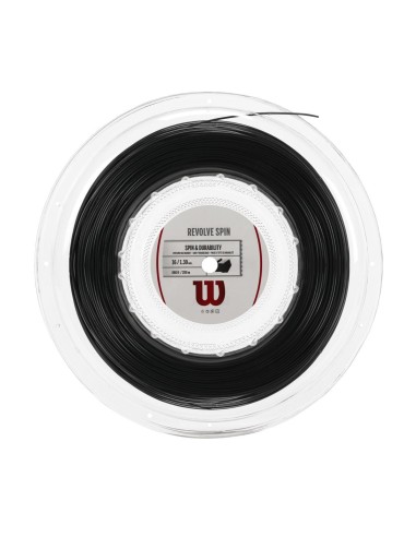 Bobines Cordage Wilson Revolve Spin 16 (Noir) 