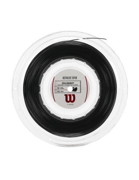 Bobines Cordage Wilson Revolve Spin 16 (Zwart) 