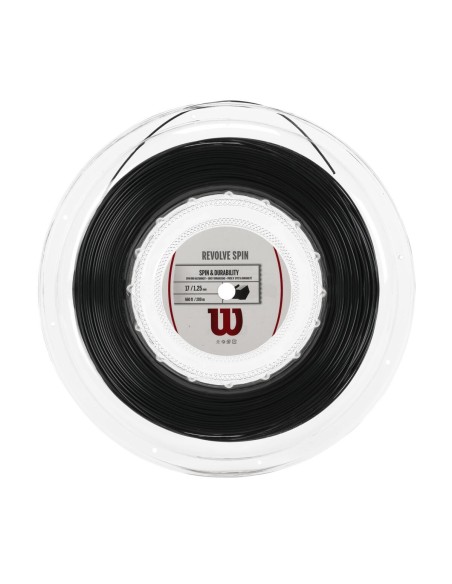 Bobines Cordage Wilson Revolve Spin 17 (Zwart) 