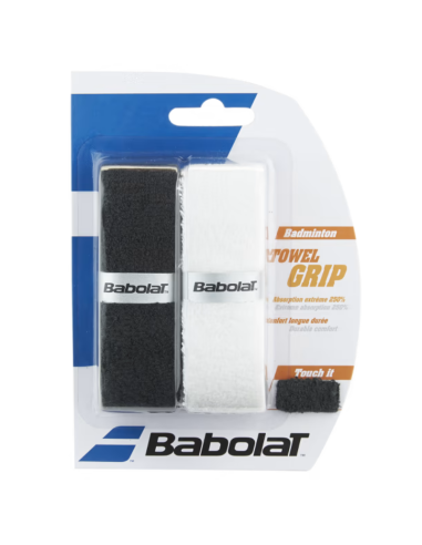 Babolat Towel Grip x 2 (Noir et Blanc)