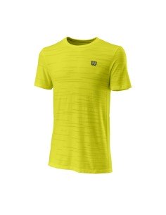 Camiseta Wilson Kaos Rapide SMLS Crew II (Amarillo)