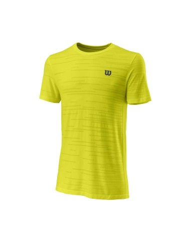 T-Shirt Wilson Kaos Rapide SMLS Crew II (Jaune) 