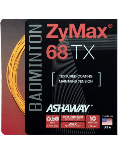 Set Cordage de Badminton Ashaway ZyMax 68 TX