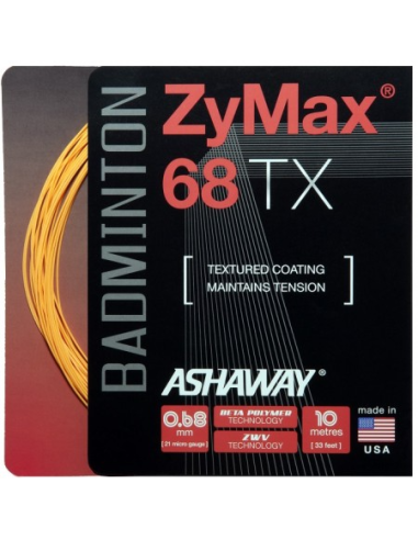 Set Cordage de Badminton Ashaway ZyMax 68 TX 
