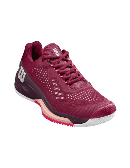 Chaussures Tennis Wilson Rush Pro 4.0 Pro Staff Femme (Rouge) 