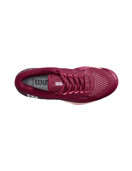 Wilson Rush Pro 4.0 Pro Staff Women's Tennis Shoes (Red) 
