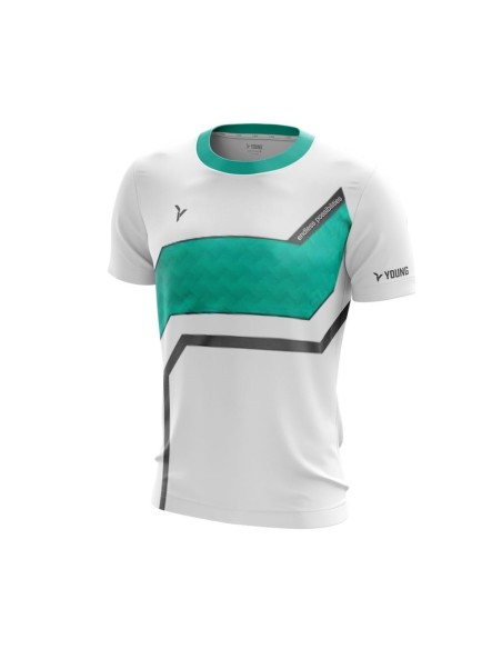 T-shirt Young Fresco 9 Ronde Hals Unisex (Wit) 