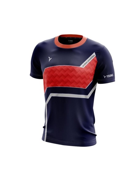 T-shirt Young Fresco 9 Crew Neck Unisexe (Navy) 