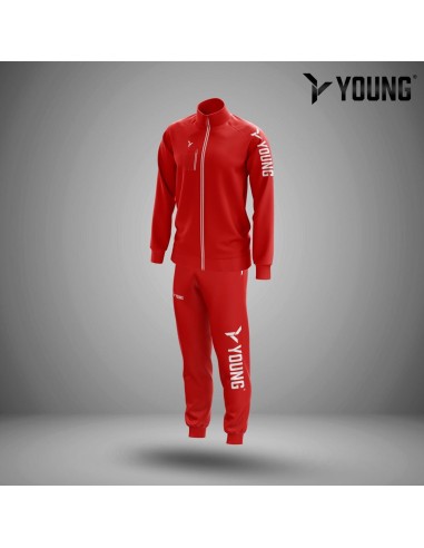 Young Tour Tracksuit (Red) - Stylish and Comfortable Athletic Wear 