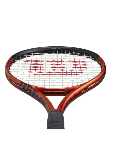 Raqueta de Tenis Wilson Burn 100 V5.0 (Naranja) 
