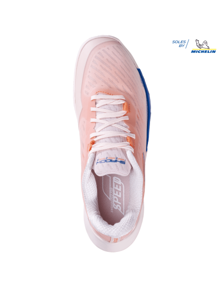 Chaussures de Badminton Babolat Shadow Tour 5 Femme (Rose) 