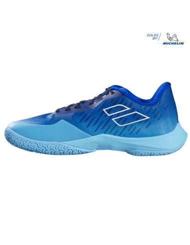Badmintonschoenen Babolat Shadow Tour 5 Heren (Ceramic blauw) 