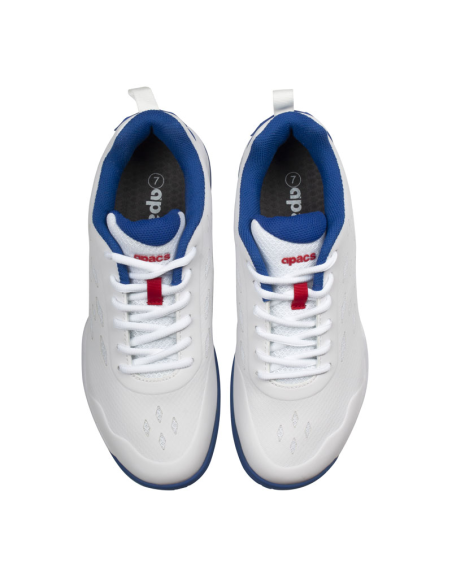 Chaussures de Badminton Apacs Pro 776 (Blanc/Bleu) 