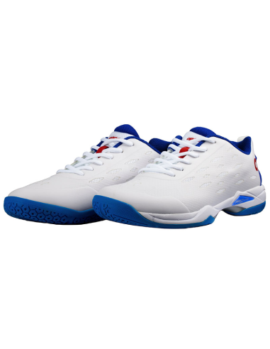 Zapatillas de Bádminton Apacs Pro 776 (Blanco/Azul) 
