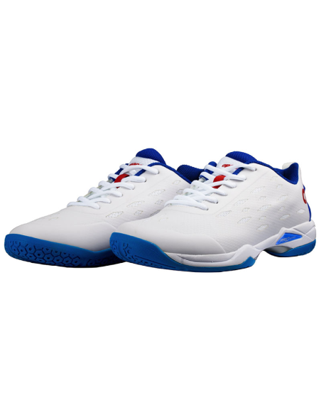 Chaussures de Badminton Apacs Pro 776 (Blanc/Bleu) 