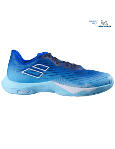 Chaussures de Badminton Babolat Shadow Tour 5 Homme Wide (Ceramic bleu)
