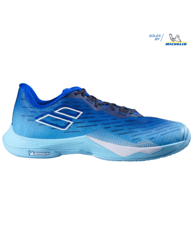 Kopie von Chaussures de Badminton Babolat Shadow Tour 5 Homme (Ceramic bleu)