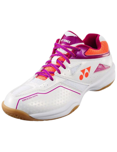 Yonex Power Cushion 36 Women's Badminton Shoes White/Pink 