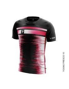 Camiseta Young Fresco 10 Cuello Redondo (Negro) - Ideal para Estilo Casual y Deportivo 