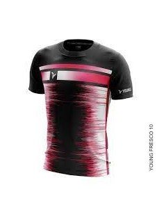 Young Fresco 10 Crew Neck T-shirt (Black) - Stylish Comfort
