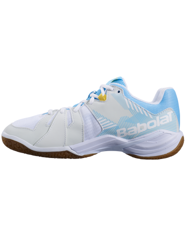 Chaussures de Badminton Babolat Shadow Spirit Homme (Blanc/Noir) 