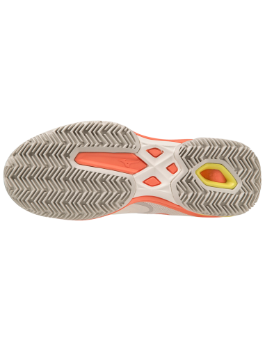 Zapatillas de Tenis Mizuno Mujer Wave Exceed Light 2 AC (Blanco/Rosa) 