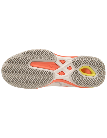 Zapatillas de Tenis Mizuno Mujer Wave Exceed Light 2 AC (Blanco/Rosa) 